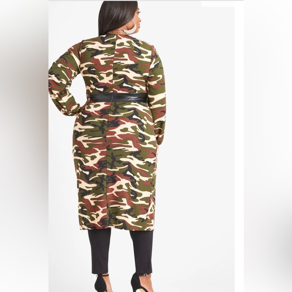 Brand New A..S. Camo Paneled Print Duster 26/28 - Picture 3 of 15